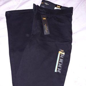 Women's Lee flex motion black pants size 10 New